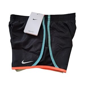 Nike Girls Tempo Shorts Black Multi Brief Lined NWT Various Sizes